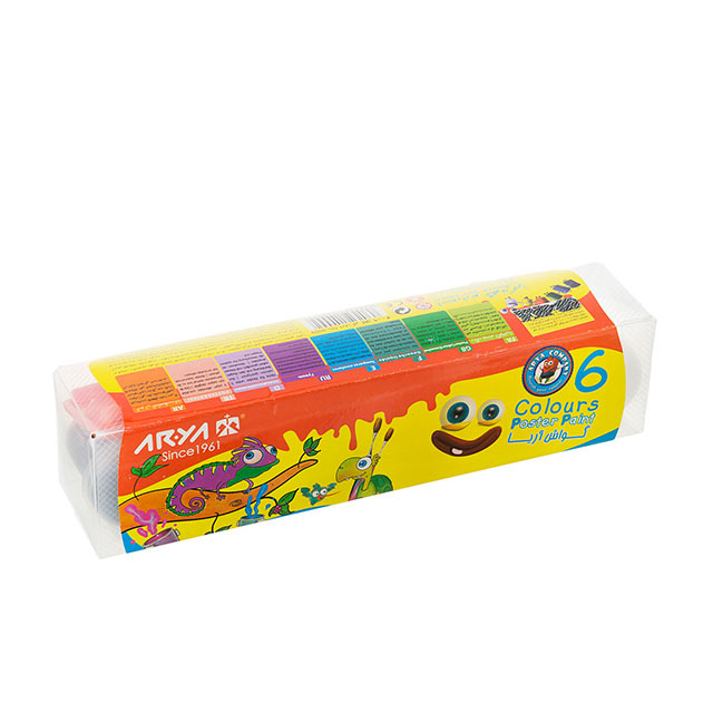  گواش 6 رنگ آریا مدل 4009 کد 103895 
