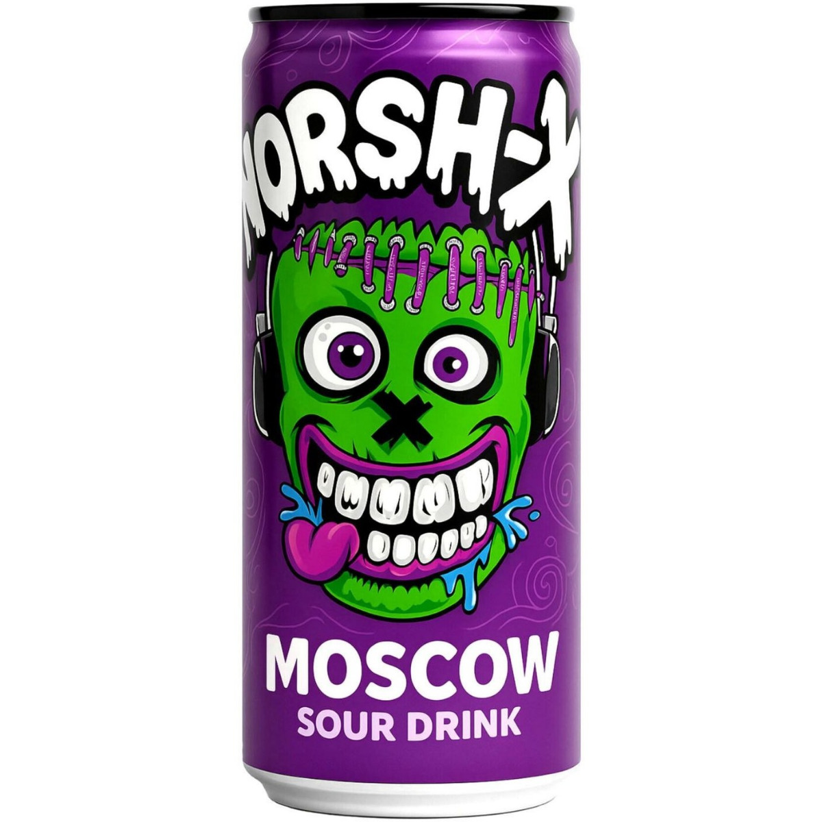 نوشیدنی گازدار قوطی ترش ایکس مسکو 250 میلی لیتری