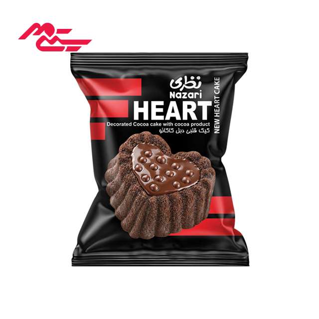 کیک قلبی دبل کاکائویی نستور نظری 48 گرمی