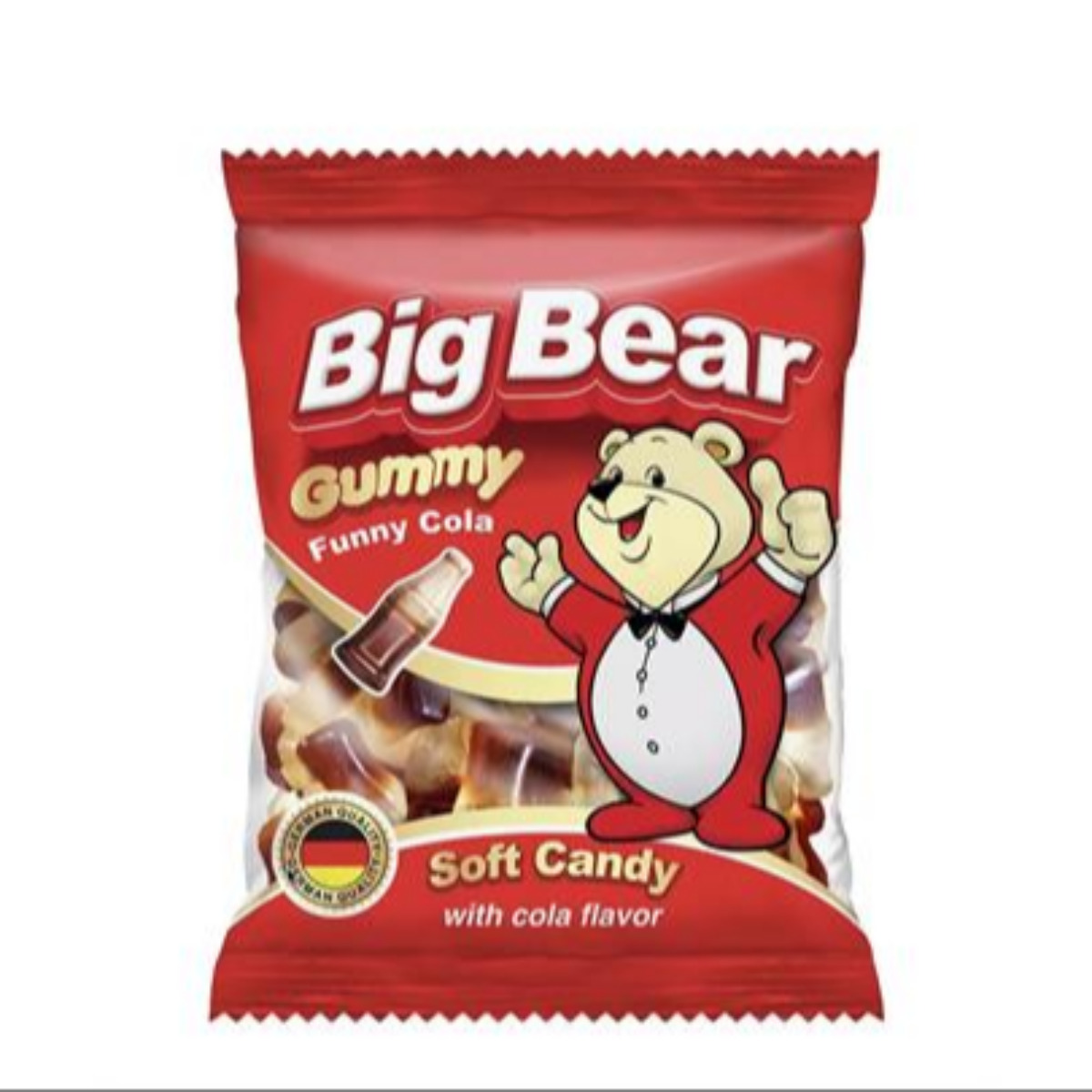 پاستیل بیگ بر مدل نوشابه ای 80 گرمی