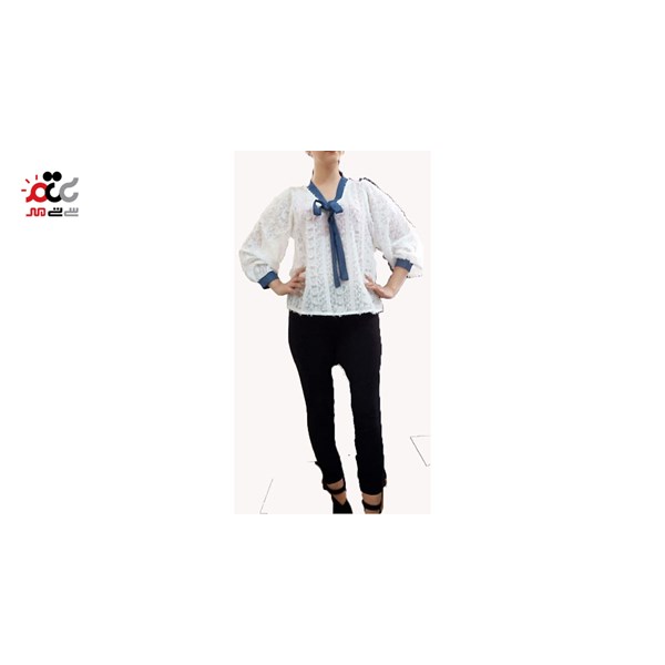 شومیز زنانه حریر کد 2145