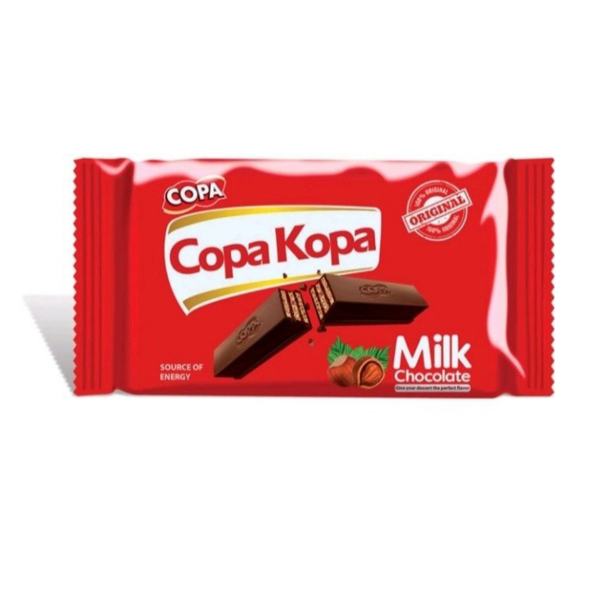 شکلات شیری با مغز ویفر کوپا 48 گرمی