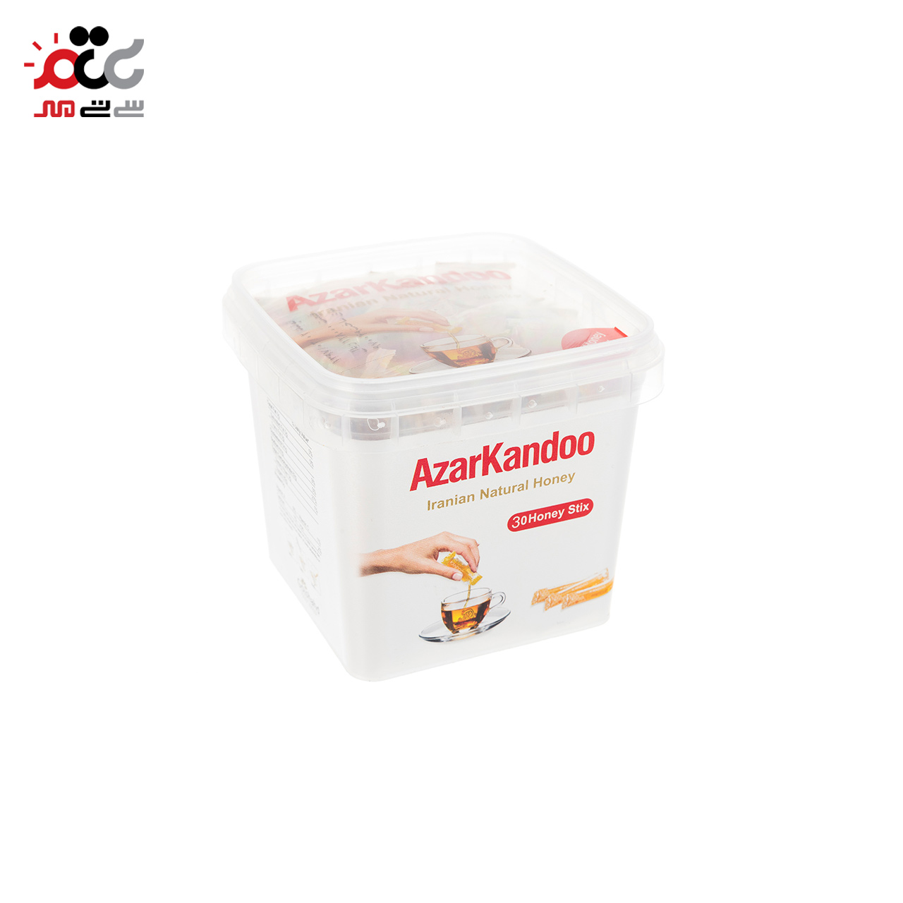 عسل طبیعی  آذر کندو 12 گرمی بسته 30 عددی