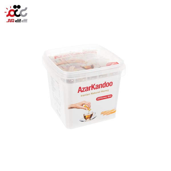 عسل طبیعی آذر کندو 12 گرمی بسته 30 عددی