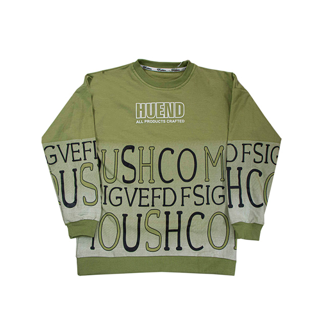 بلوز آستین دار طرح HUEND کد 25