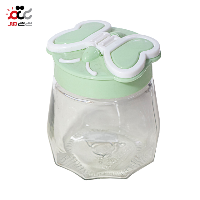 بانکه شیشه ای طرح پروانه