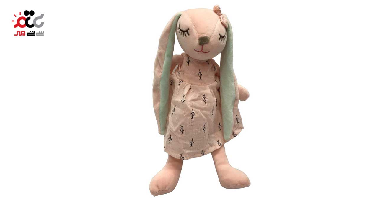 عروسک مدل خرگوش خواب گوش دراز صورتی