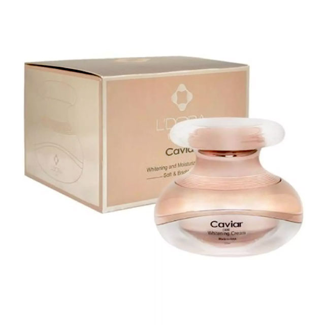 کرم روشن کننده و مرطوب کننده حاوی عصاره خاویار لدورا کر  