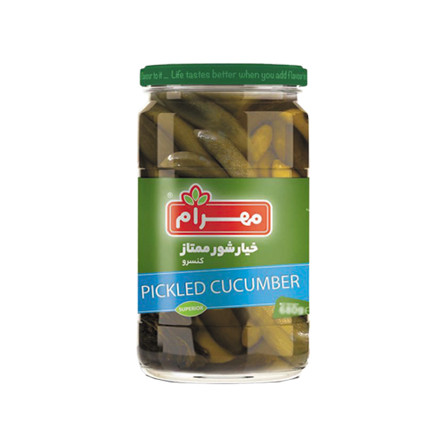 خیار شور ممتاز مهرام 650 گرمی