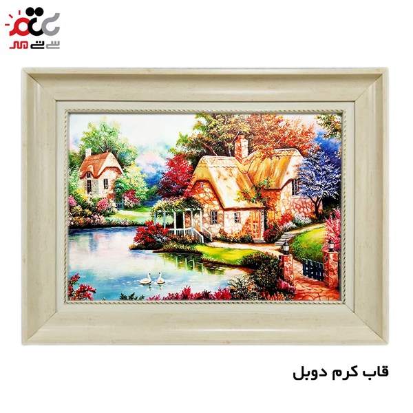 تابلو فرش چاپی طرح منظره کد 10129 سایز 100×70 سانتی متری