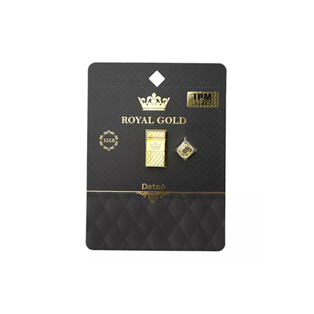 خرید فلش مموری دیتا پلاس مدل Royal gold ظرفیت 32 گیگابایت