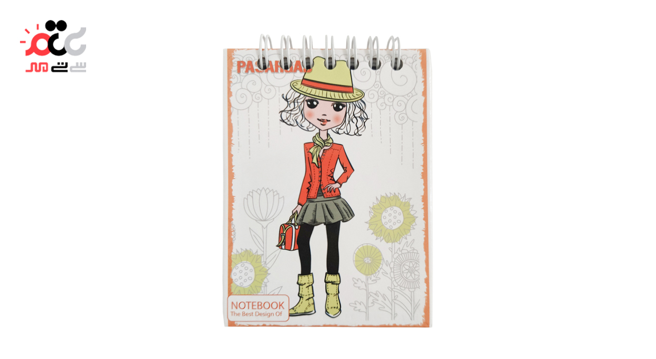 دفترچه یادداشت سیمی پاسارگاد 100 برگ