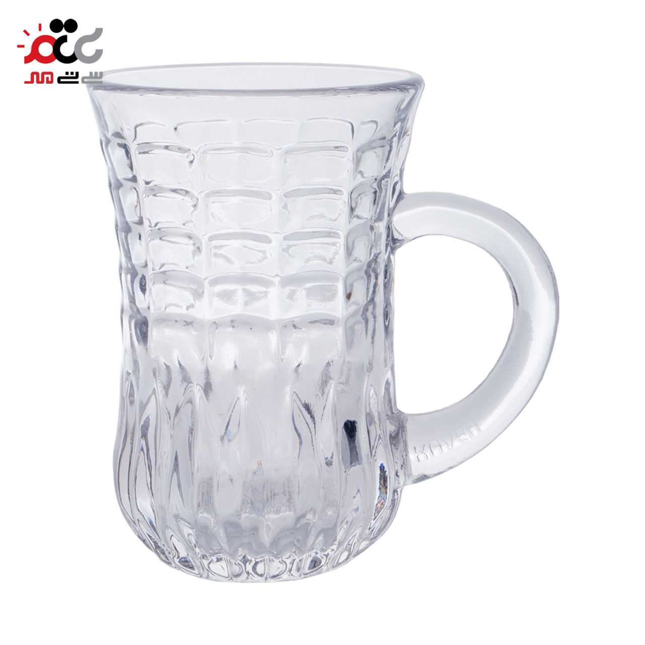 استکان شیشه ای مدل گاندو بسته 6 عددی