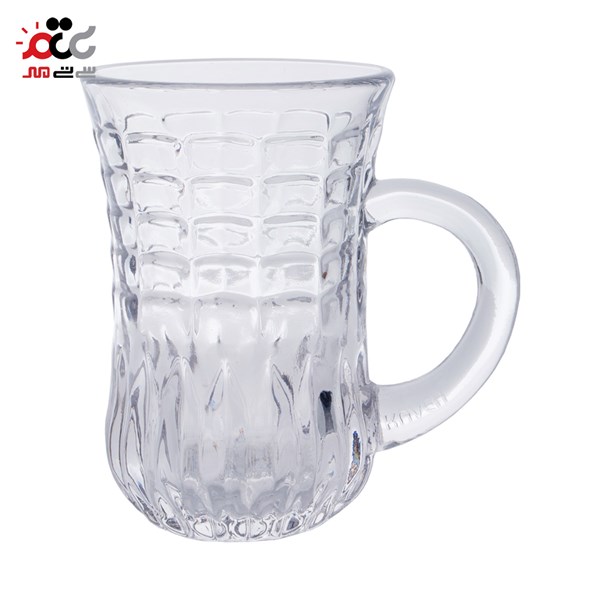 استکان شیشه ای مدل گاندو بسته 6 عددی