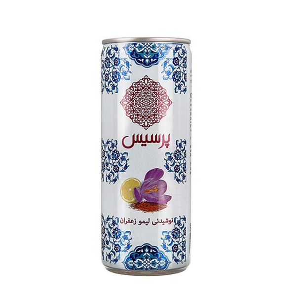 نوشیدنی لیمو زعفران پرسیس 240 میلی لیتری