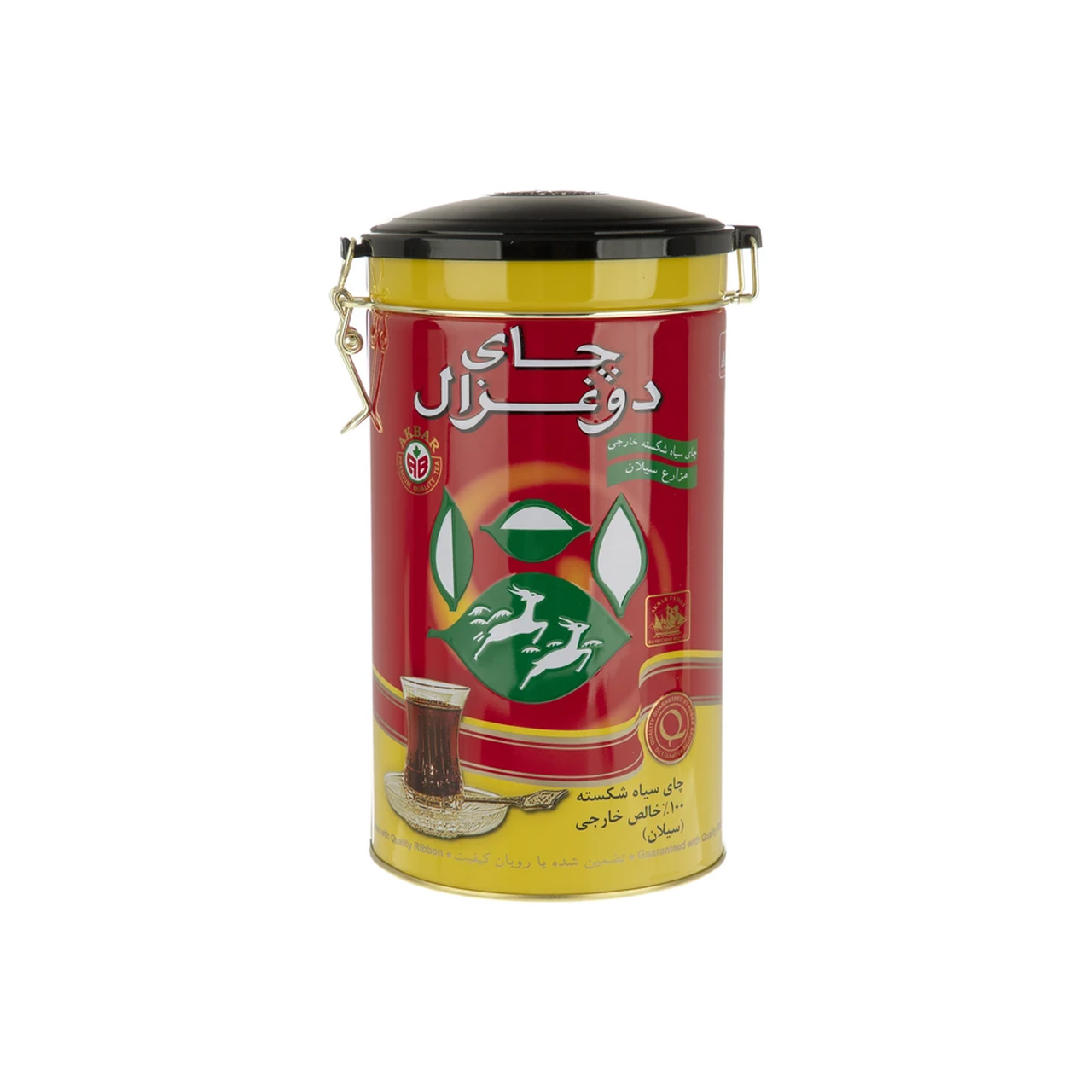 چای قوطی سیلان دو غزال  400 گرمی