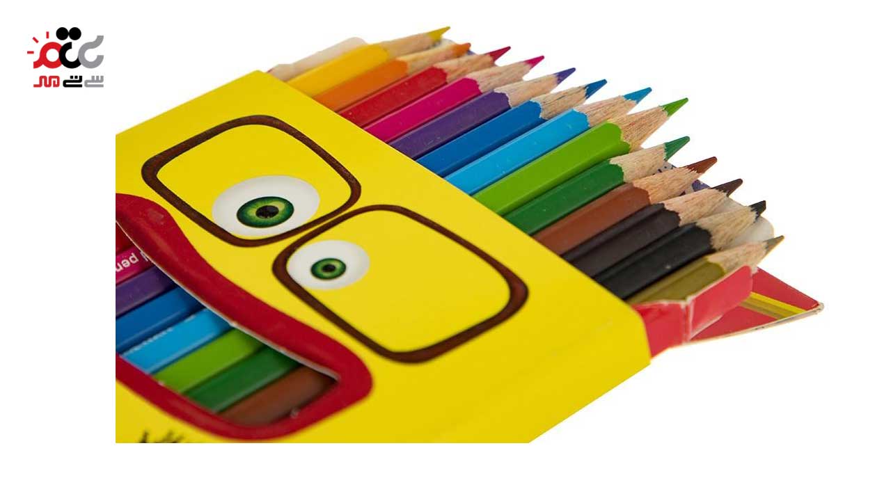 مداد رنگی آریا بسته 12 عددی همراه با 1 مداد بیشتر