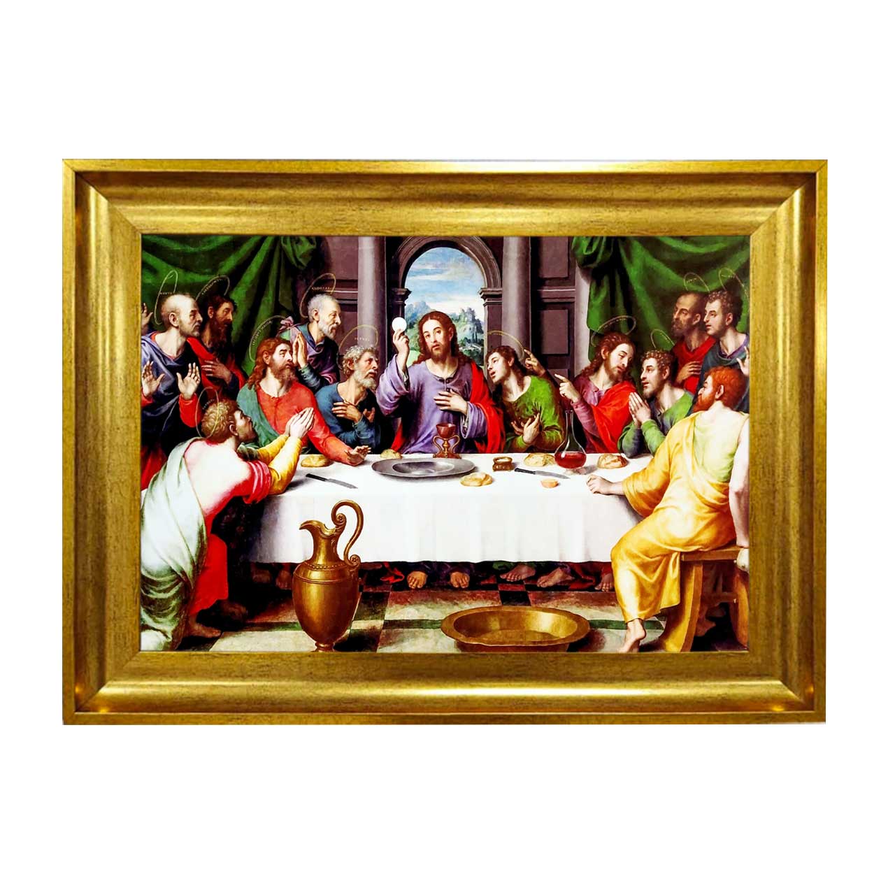 تابلو فرش چاپی طرح فرشته کد 11088 سایز 50×50 سانتی متری