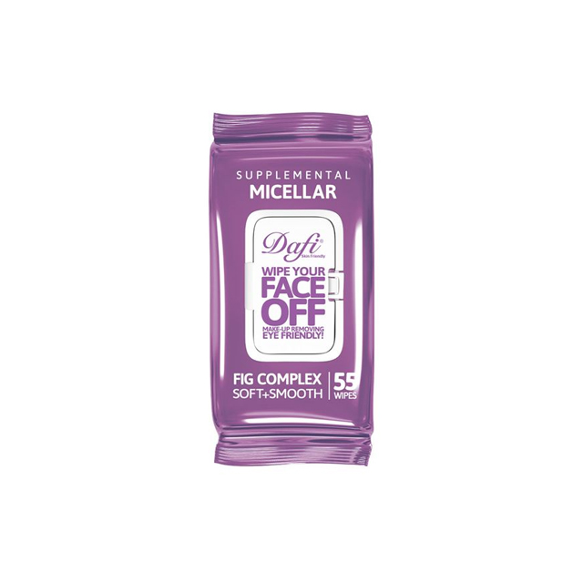 خرید دستمال مرطوب پاک کننده آرایش میسلار دافی 55 عددی