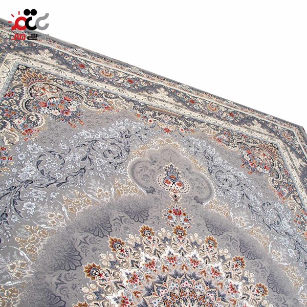 فرش ماشینی مدل نقره ای کد 12802
