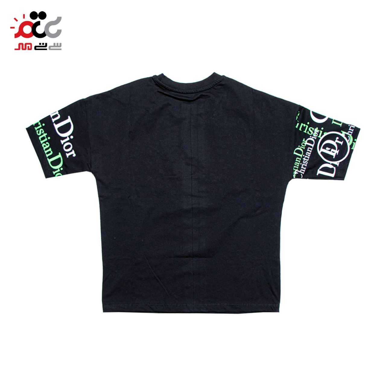 تیشرت مشکی طرح دار