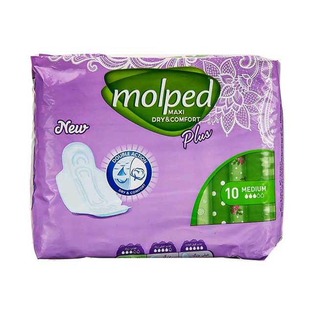 نوار بهداشتی بالدار  ضخیم اکسترا  مولپد سایز متوسط 10 عددی