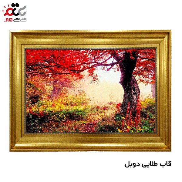 تابلو فرش چاپی طرح منظره کد 10176 سایز 100×50 سانتی متری