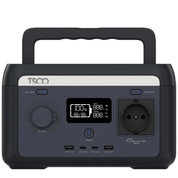 پاور استیشن TSCO 64000mAh مدل TST 301 300W - مشکی