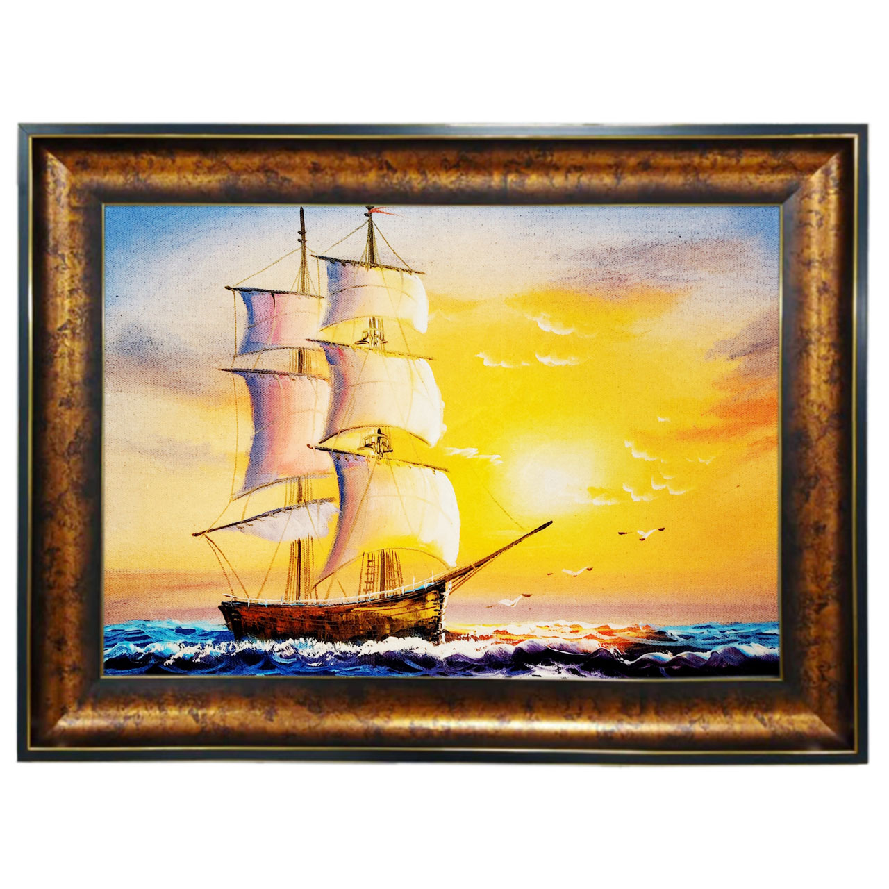 تابلو فرش با زیبا ترین قاب