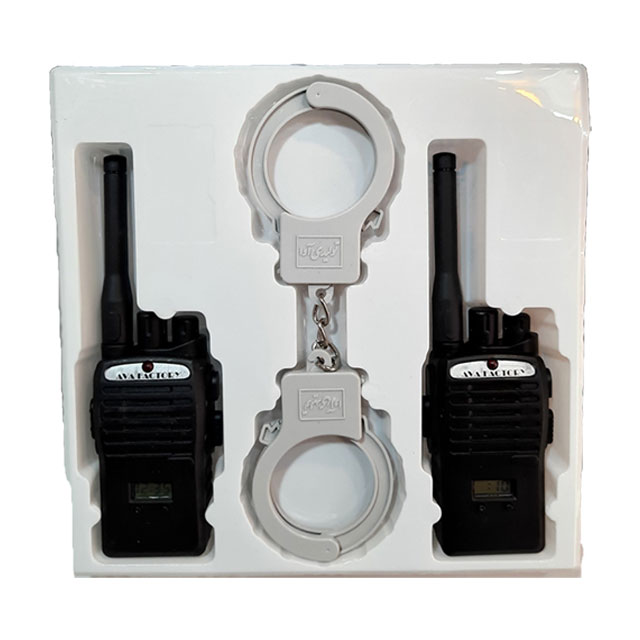 اسباب بازی بیسیم و دستبند پلیس مدل WELKIE TALKIEاسباب بازی بیسیم و دستبند پلیس مدل WELKIE TALKIE