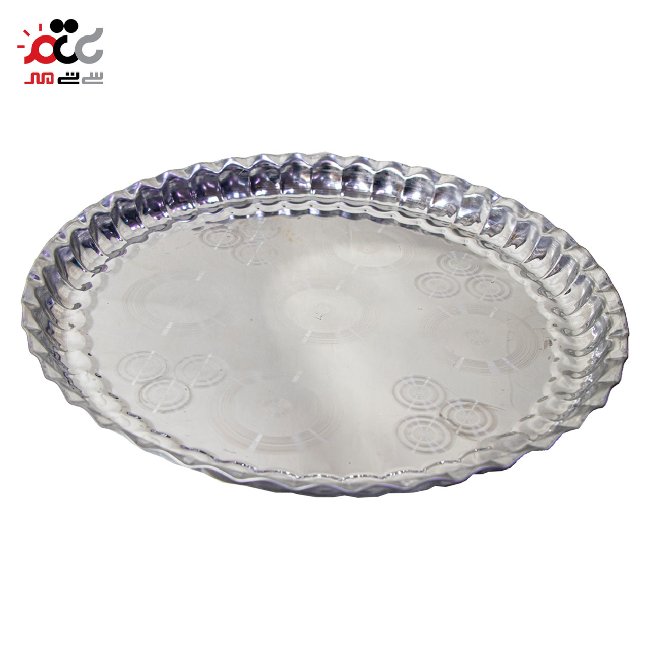 سینی استیل مدل لب کنگره ای 