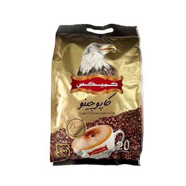 پودر کاپوچینو کمیکس 20 گرمی بسته 20 عددی