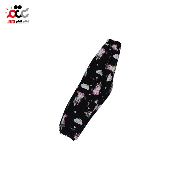 ست تیشرت و شلوارک بچگانه سفید نگین دار طرح پونی کوچولو سایز 45