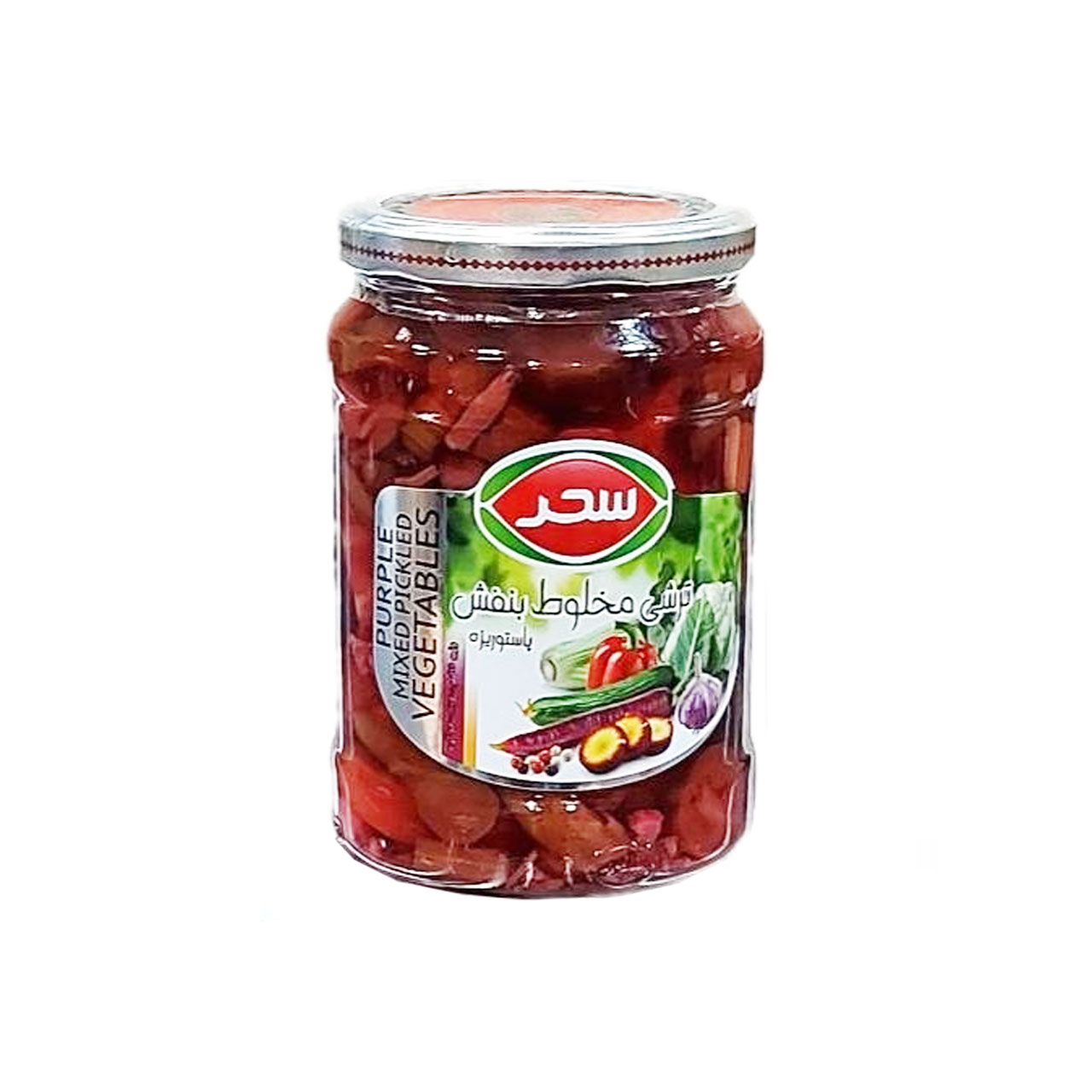 ترشی مخلوط بنفش سحر 650 گرمی