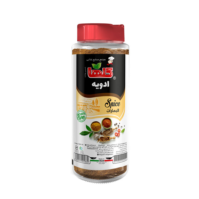 ادویه پلویی ظرف پت خانواده گلها 380 گرمی