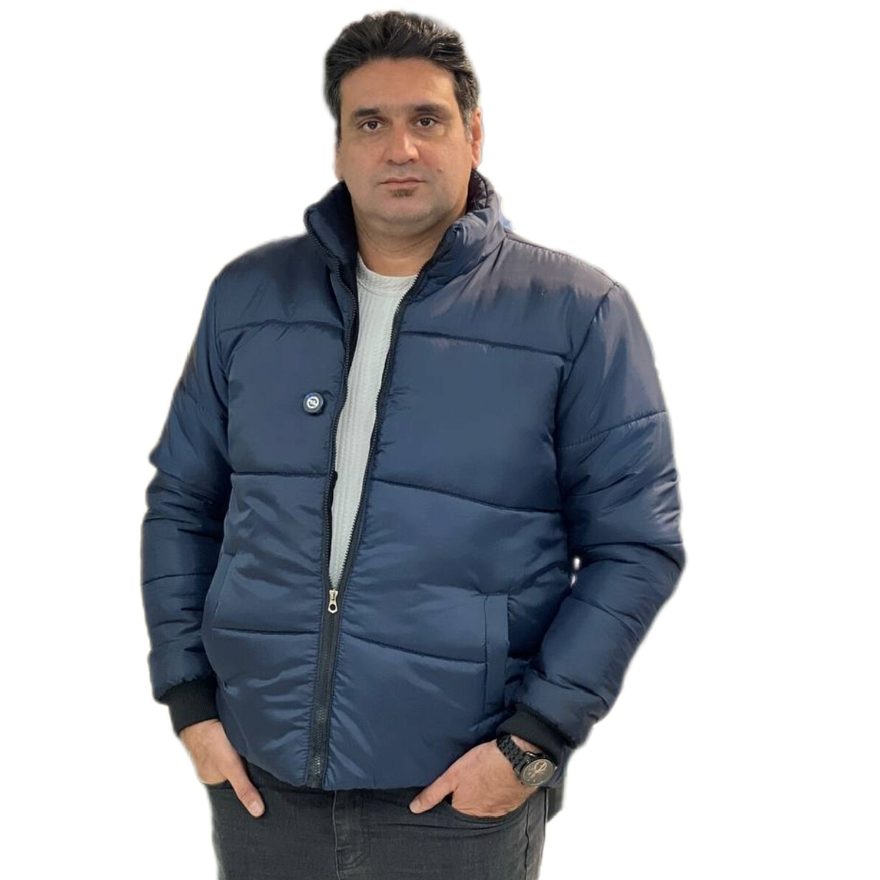 کاپشن مردانه سرمه ای