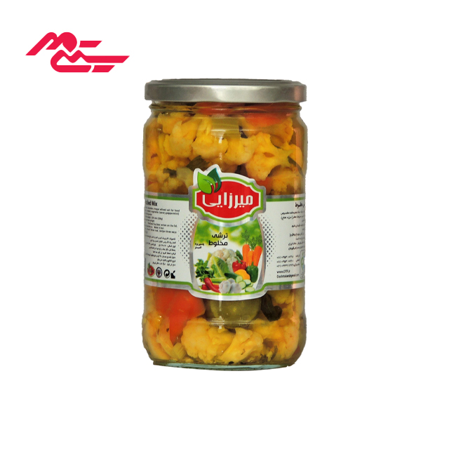 ترشی مخلوط میرزایی 1500 گرمی