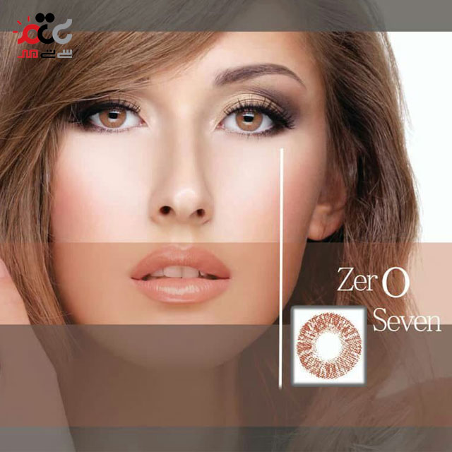 لنز رنگی فصلی زیروسون شماره 122 رنگ فندقی