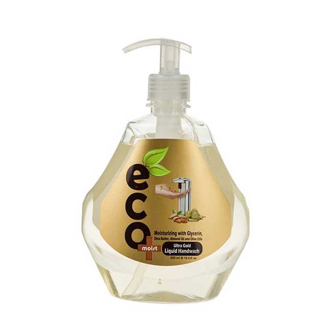 مایع دستشویی ایکو مویست مدل Ultra Gold حجم 525 میلی لیتری