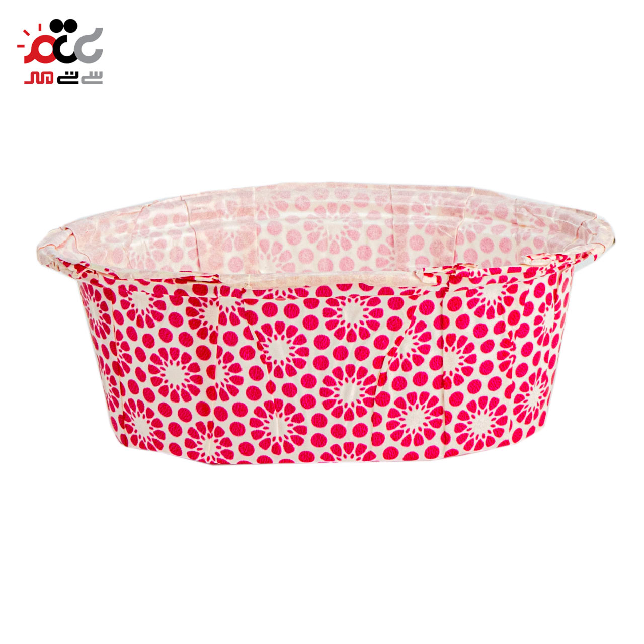 کپسول کاغذی کرکره ای کاپ کیک مدل بیضی