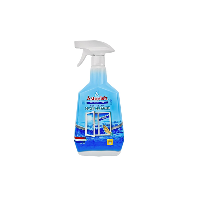 اسپری شیشه پاک کن آنتی استاتیک با رایحه اقیانوس آستونیش 750 میلی لیتری