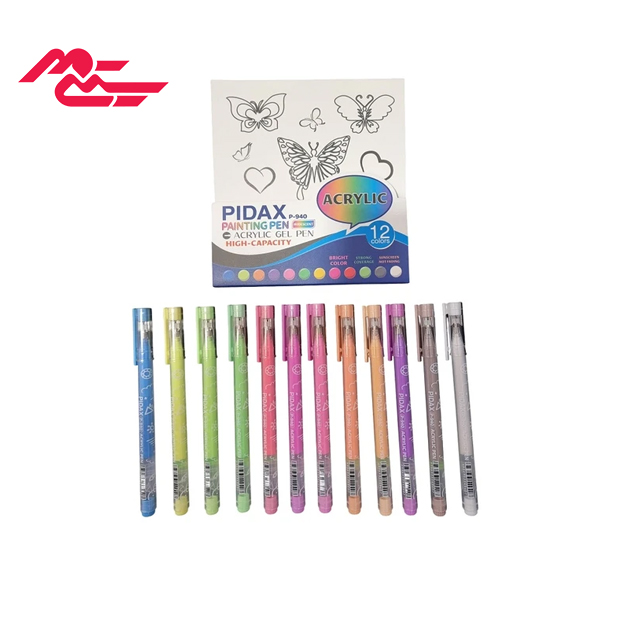روان نویس پیداکس مدل اکرولیک کد P 940 بسته 12 عددی