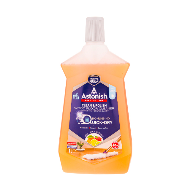 مایع پاک کننده پارکت با رایحه Jasmin & Wild Berry آستونیش 1000 میلی لیتری