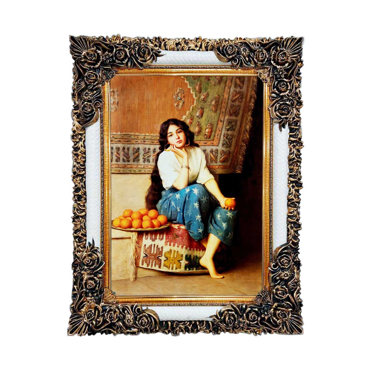 تابلو فرش چاپی کد 13015 سایز 50×50 سانتی متری