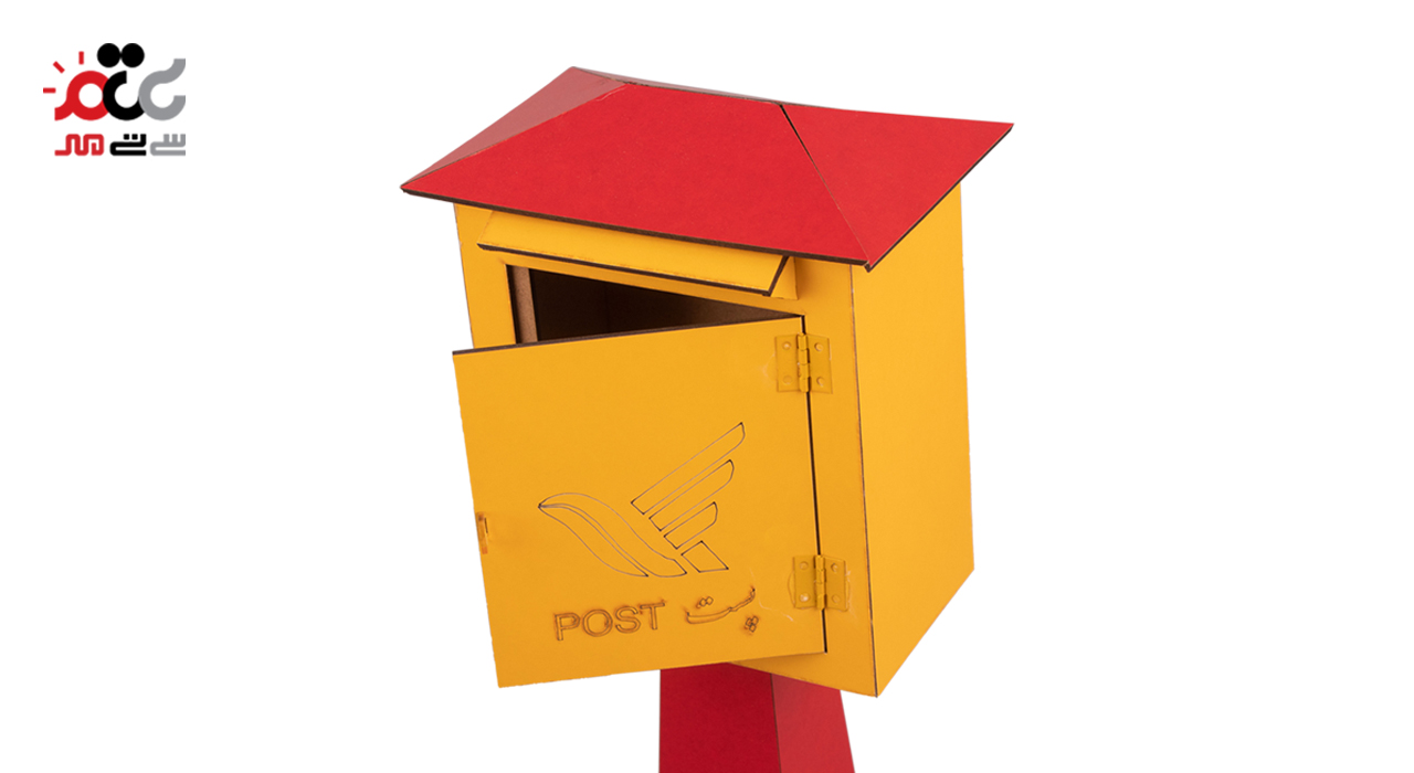 قلک چوبی مدل صندوق پست