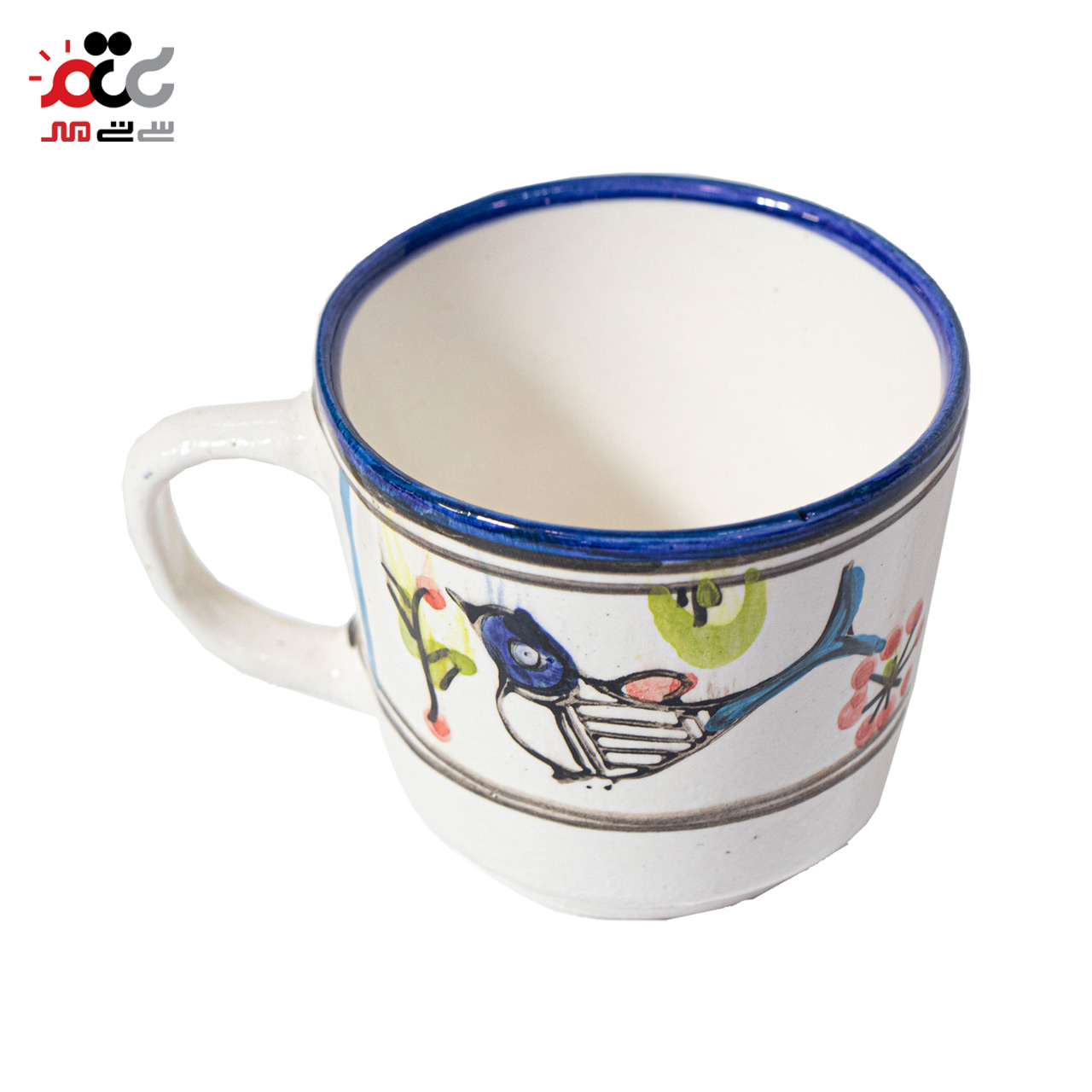 فنجان مدل مرغ رنگی