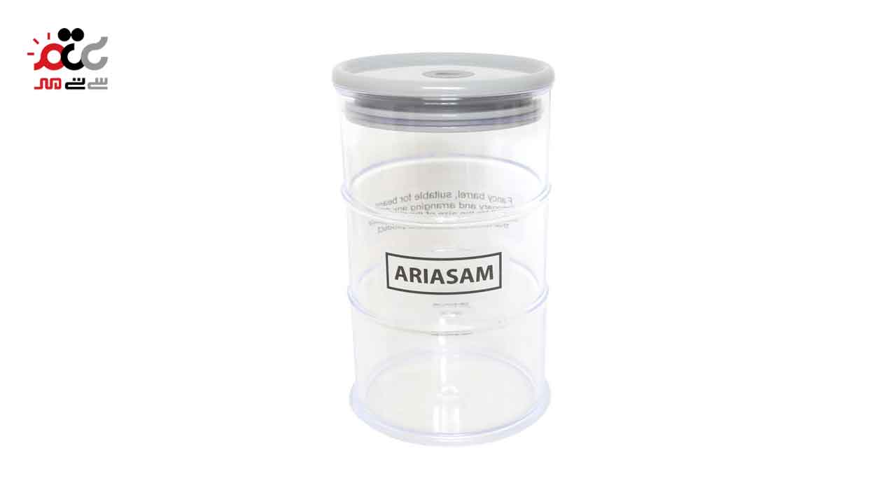 بانکه شفاف آریسام مدل بشکه سایز بزرگ