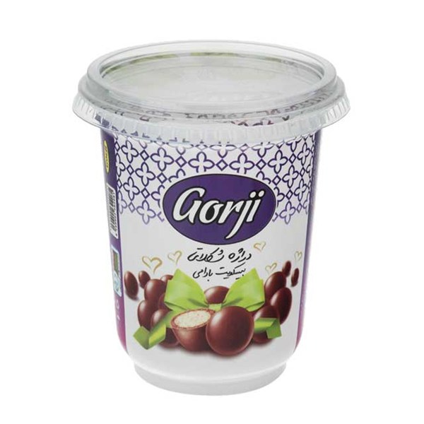 دراژه شکلاتی با بیسکویت بادامی گرجی 120 گرمی