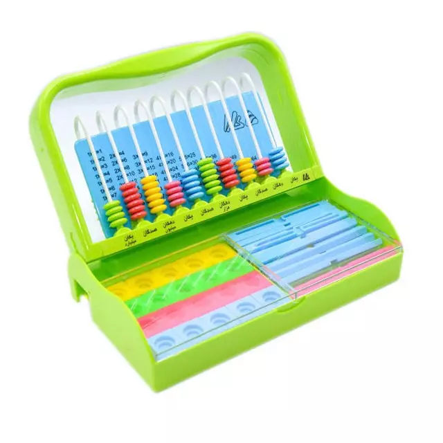 ست آموزشی چرتکه و چینه و چوب خط کارا