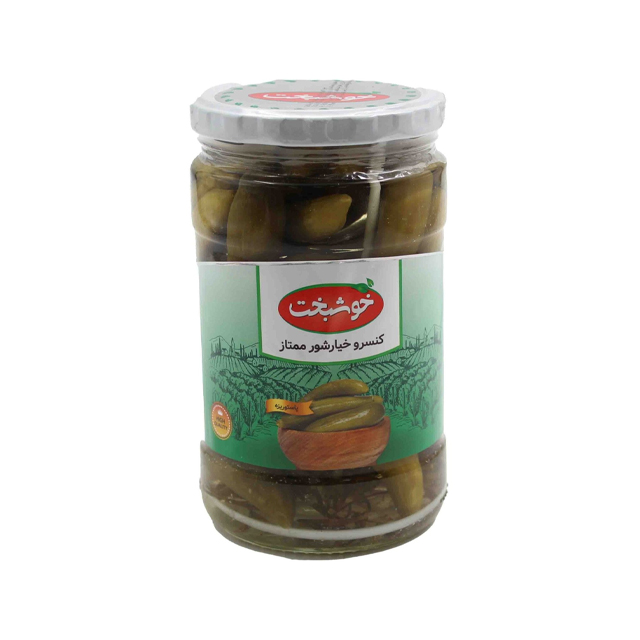 خیارشور ممتاز خوشبخت 660 گرمی